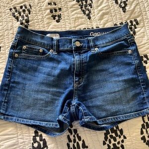 Gap 1969 Shorts Womens Short Roll Vintage Blue Bird Stretch Denim